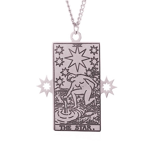 ⚫️𝟲𝟱%𝗢𝗙𝗙|𝗯𝘂𝗻𝗱𝗹𝗲𝘀𝟯+⚫️ ⚜️[𝟯/$𝟭𝟴]⚜️Star Tarot Steel Necklace NEW - Picture 7 of 10